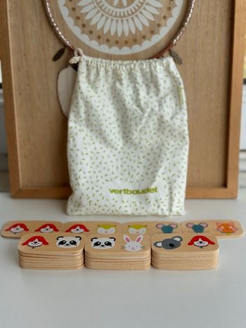 Dominos en bois bébé Verbaudet 