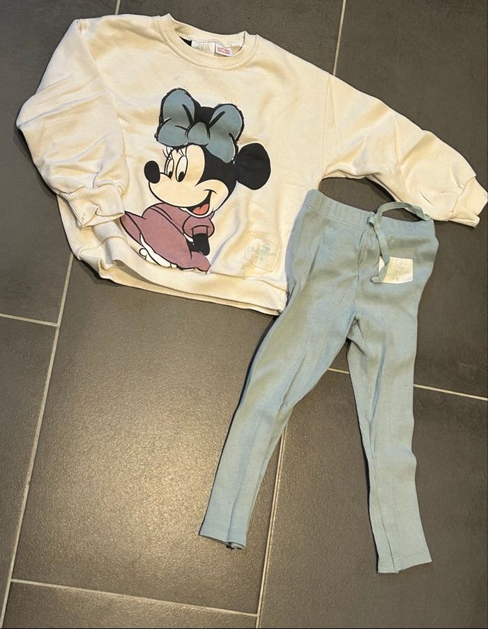 Ensemble Zara Minnie Disney 3 ans