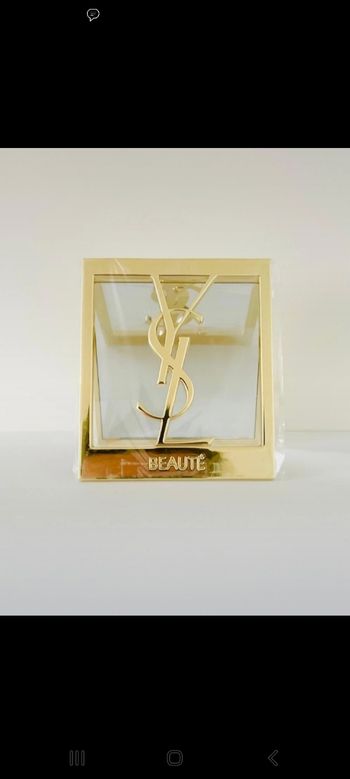 Miroir acier inoxydable gold YSL