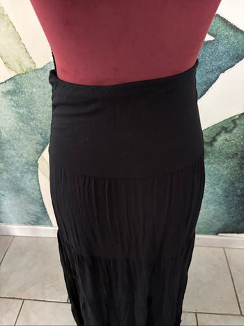 Jupe longue noire bohémienne