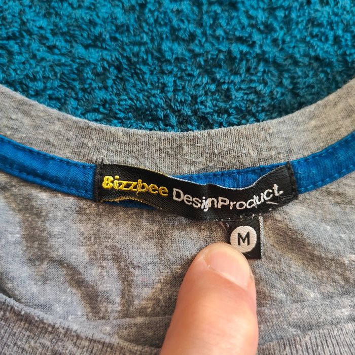 T-shirt Bizzbee gris taille M motif good times - photo numéro 4