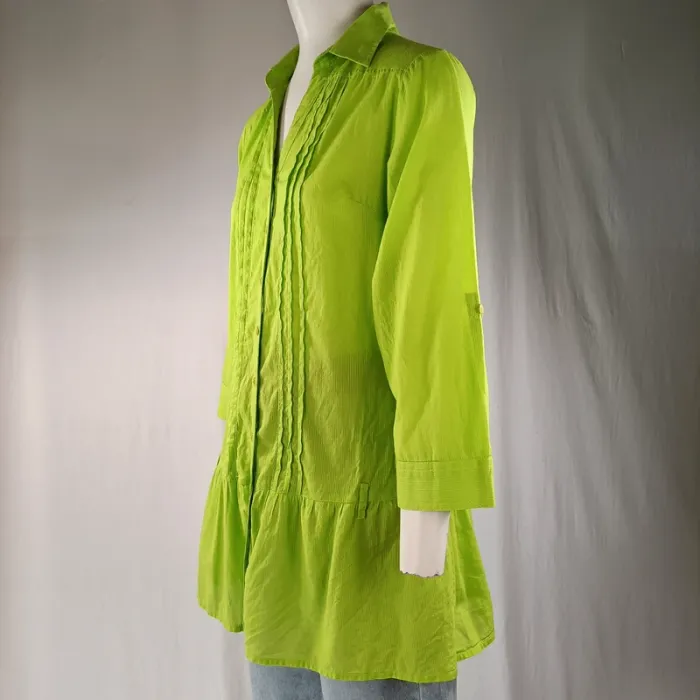 Tunique vert fluo - Cache Cache - Taille 38 estimé A1325 - photo numéro 2