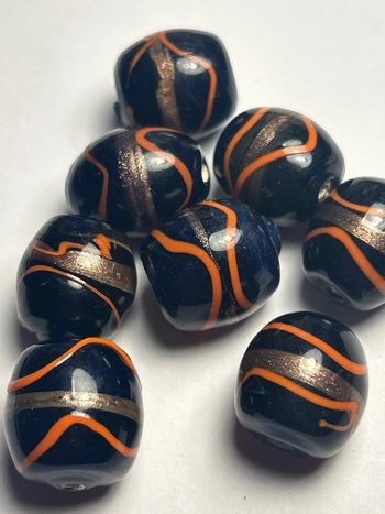 A566, Ensemble de grosses perles lampwork