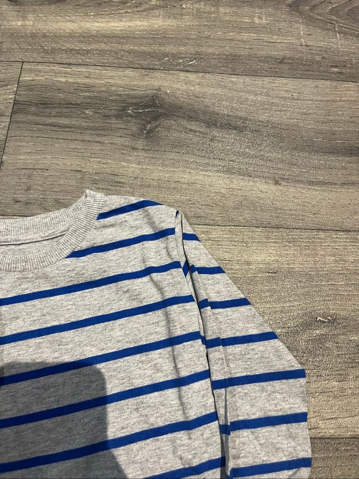T-shirt manche longue à rayures - photo numéro 4