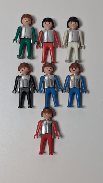 [Playmobil] Lot de 7 figurines Moyen-âge Geobra 1974