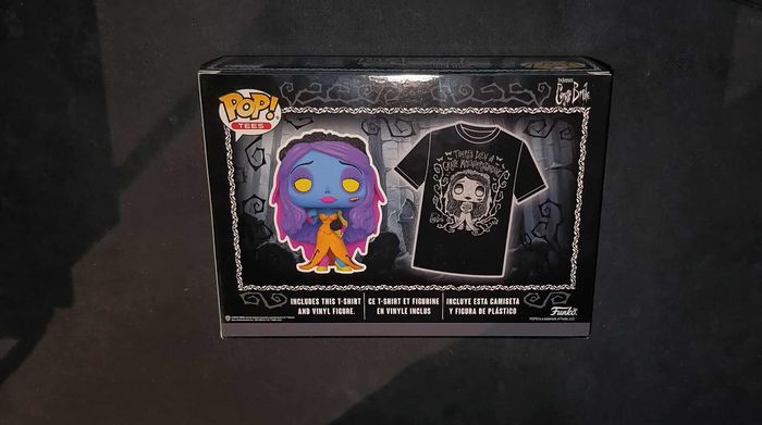 Pack Funko Pop + T-Shirt / Emily 1370 / Les Noces Funèbres / Tim Burton / Pop&Tee - photo numéro 2
