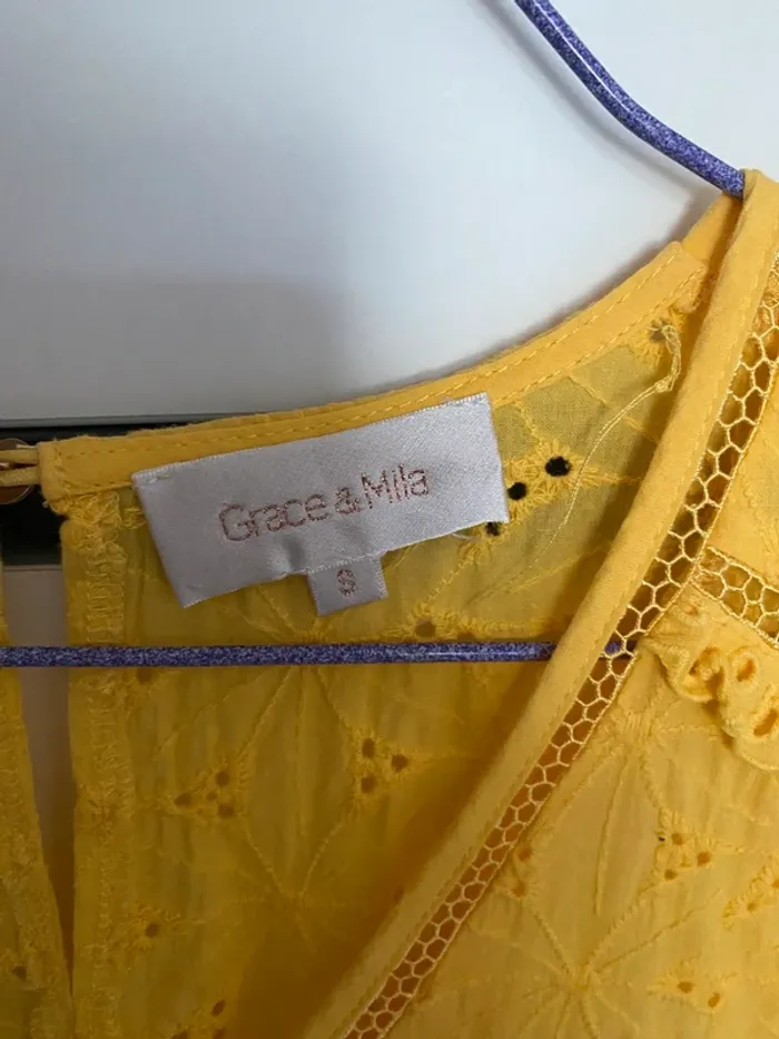 Robe jaune Grace&Mila - photo numéro 2