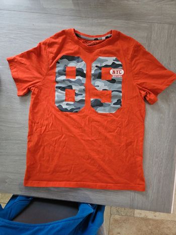 T-shirt manches courtes garçon T 15 ans