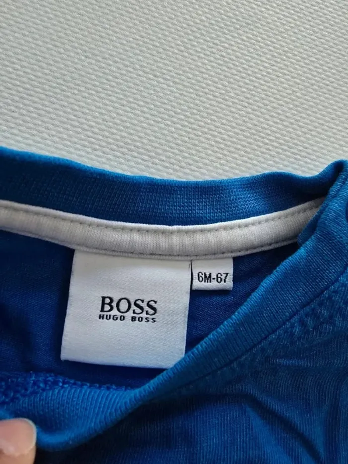 Ensemble short bleu Boss - photo numéro 3