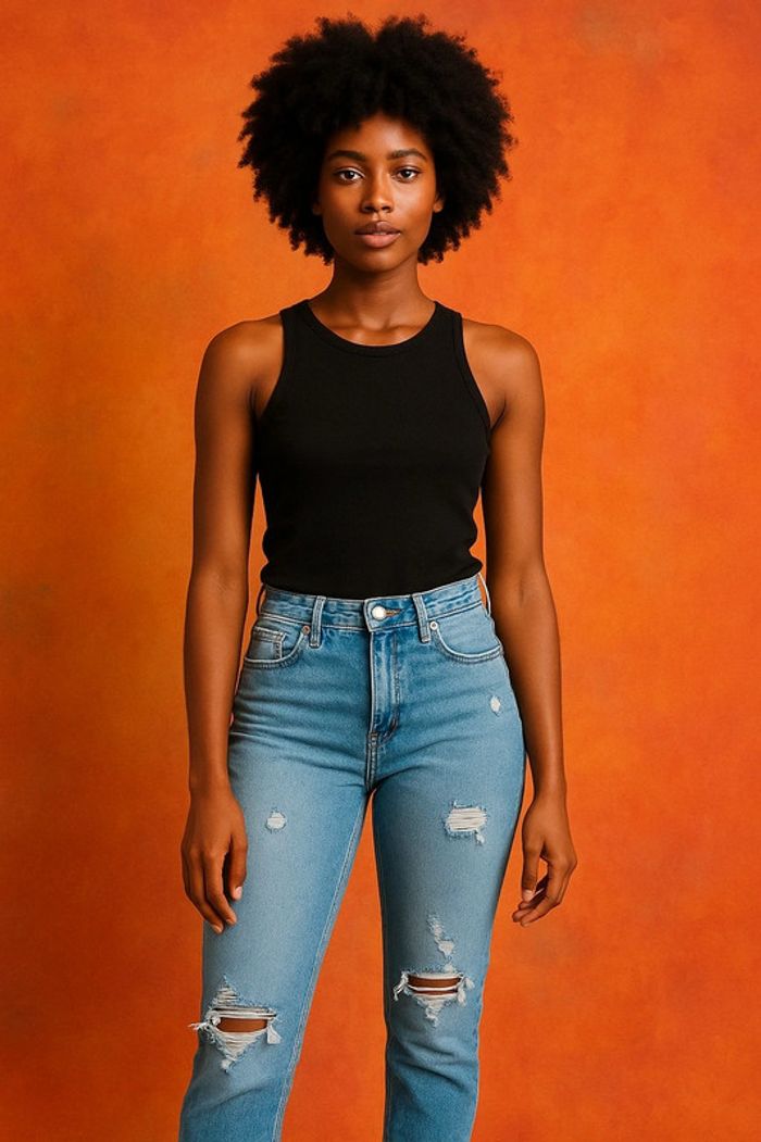 Pantalon jean berska taille 40 - photo numéro 2