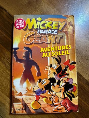 Bd Mickey, Mickey, Mickey, parade géant, aventure au soleil, 292