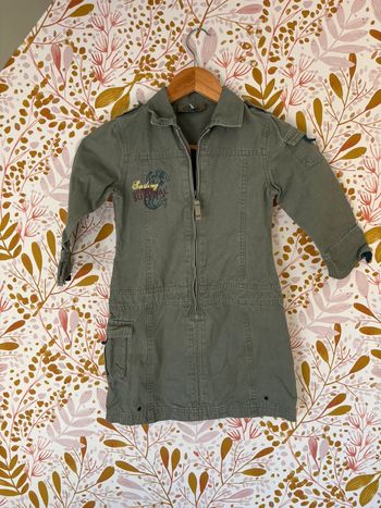 Robe style militaire cargo