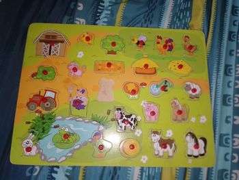 Puzzle en bois À La Ferme