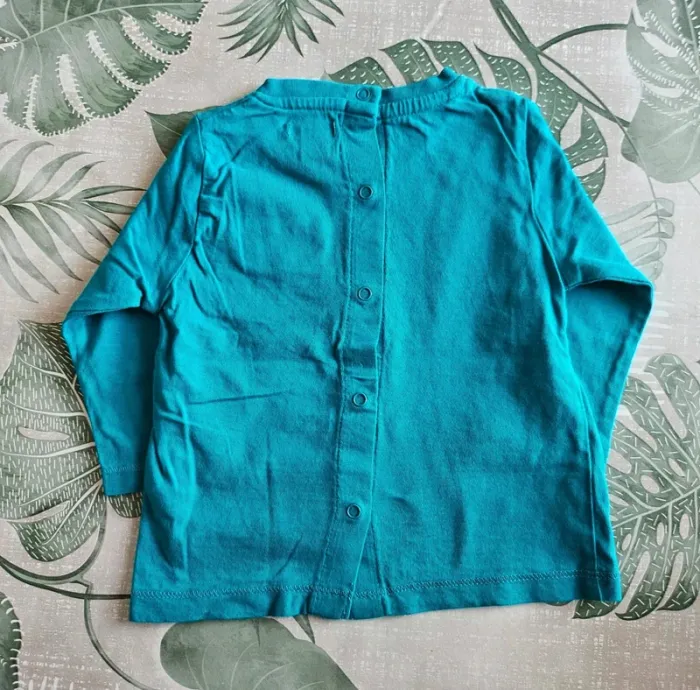 Lot 6 t-shirts manches longues taille 6 mois - photo numéro 3
