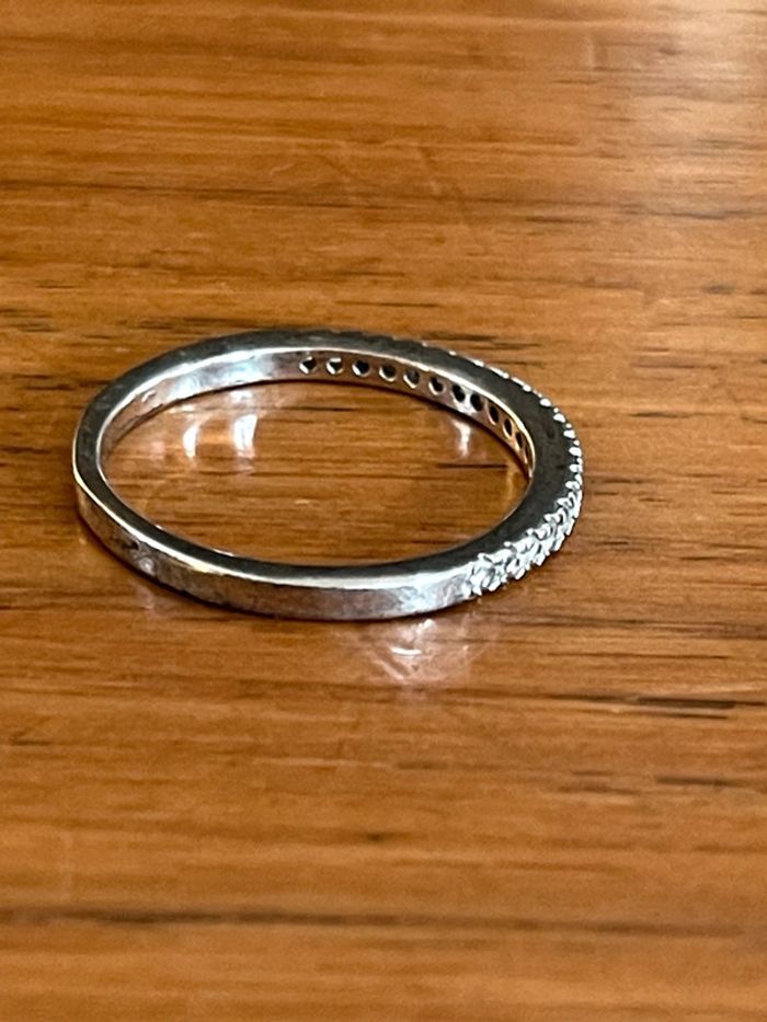 Bague pavage vintage TDD 57 - photo numéro 2