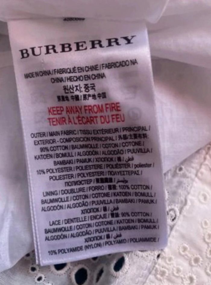 Jupe burberry 10 ans neuve - photo numéro 7