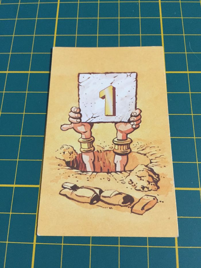 Carte trésor Oiseau 1 pièce détachée jeu de société Ramsès II Ravensburger #A65 - photo numéro 2