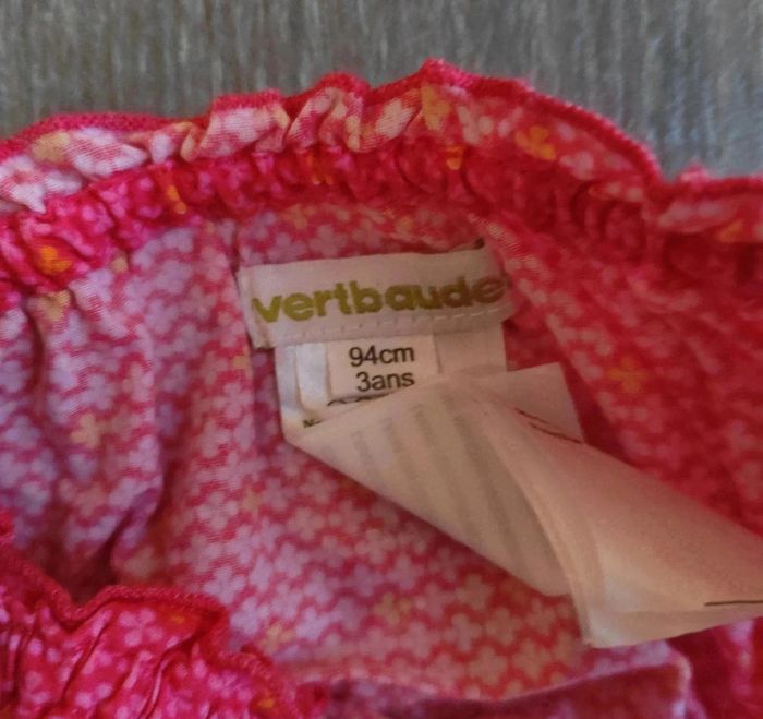 10 € 2 culottes de bain Vertbaudet taille 3 ans - photo numéro 2