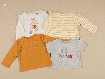 4 tee-shirt fille
