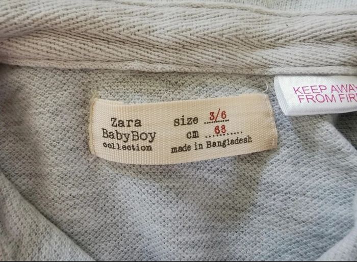 Polo gris zara - photo numéro 3