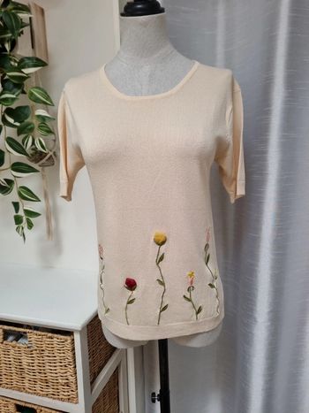 Tee-shirt beige taille 38