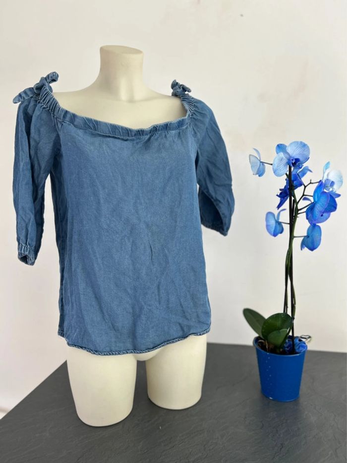 T-shirt ~ denim ~ M