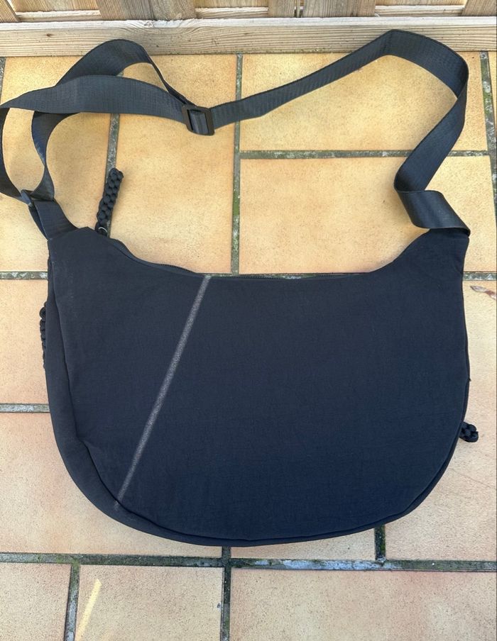 Sac à main en nylon noir - photo numéro 7