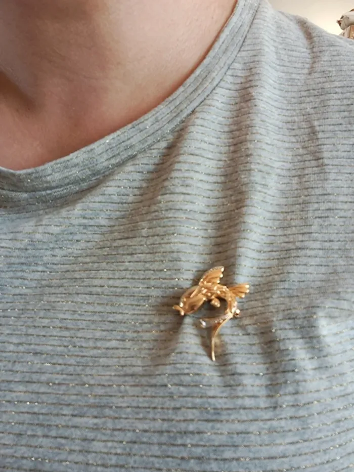 Broche vintage poisson - photo numéro 10