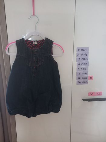Robe 18 mois jean épaisse