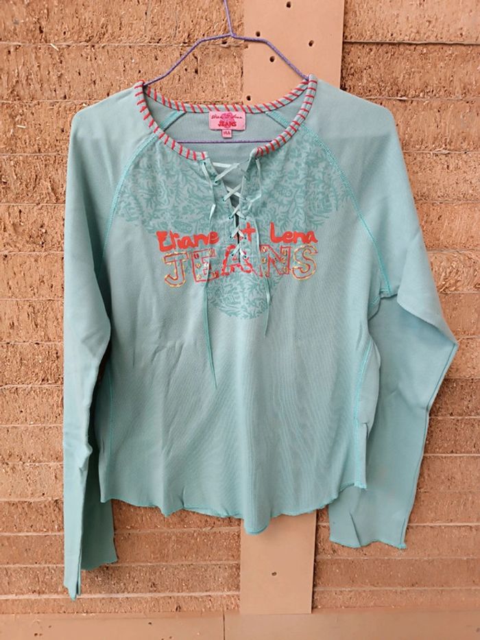 T-shirt fin manches longues