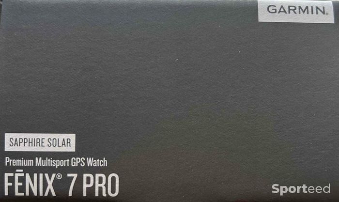 Garmin Fenix 7 Pro Solard Titane neuf - photo numéro 2