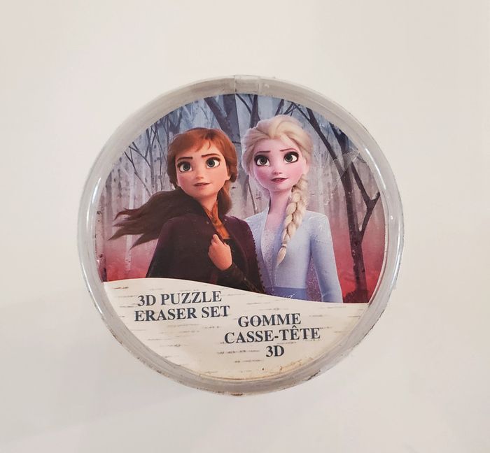 Disney La Reine des Neiges Gomme Casse Tête 3D de Kristoff et Sven officielle jamaiis utilisées. - photo numéro 3