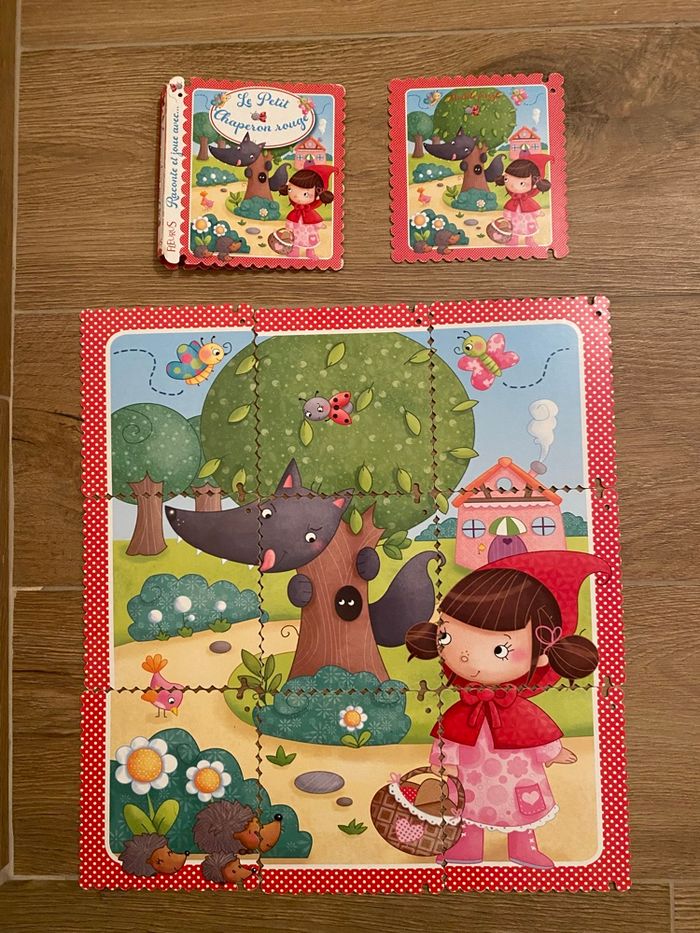 Livre puzzle le petit chaperon rouge - photo numéro 5