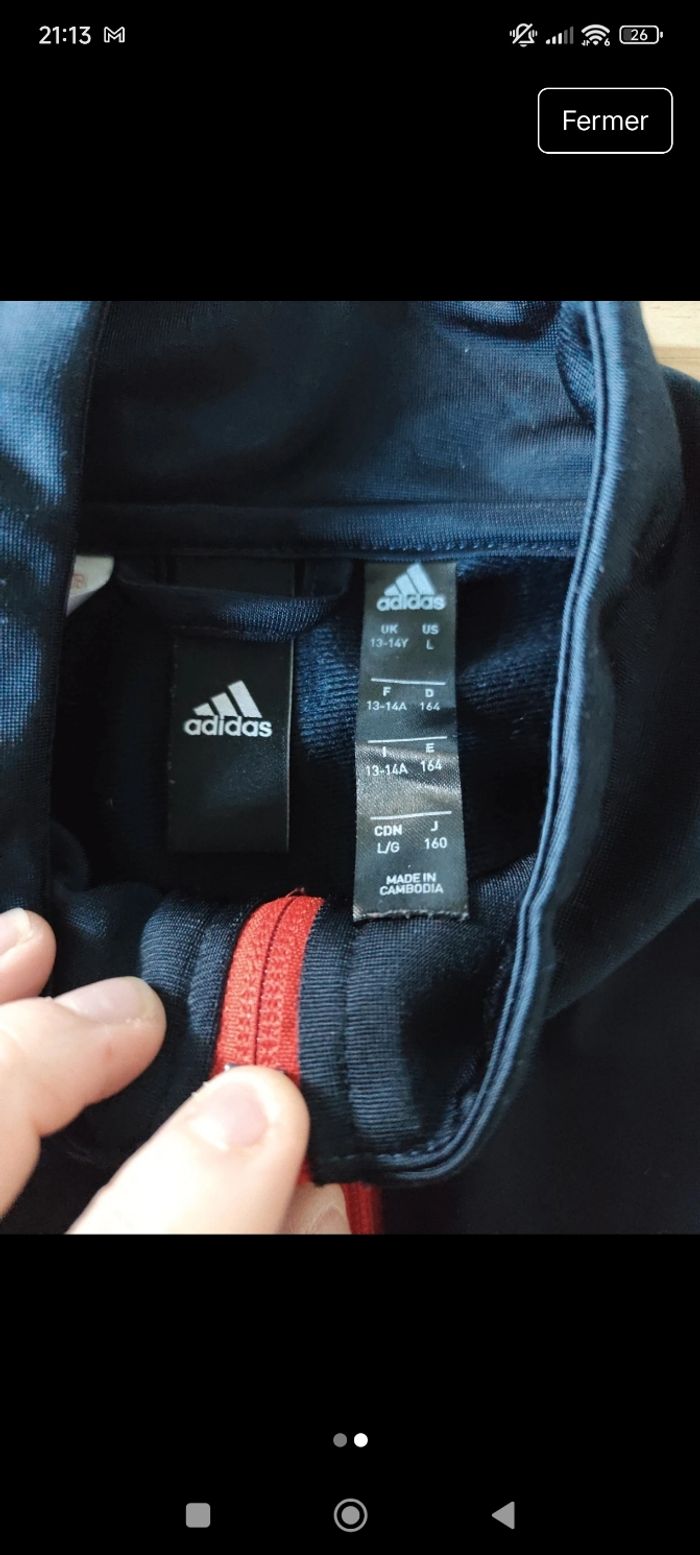Veste adidas - photo numéro 2