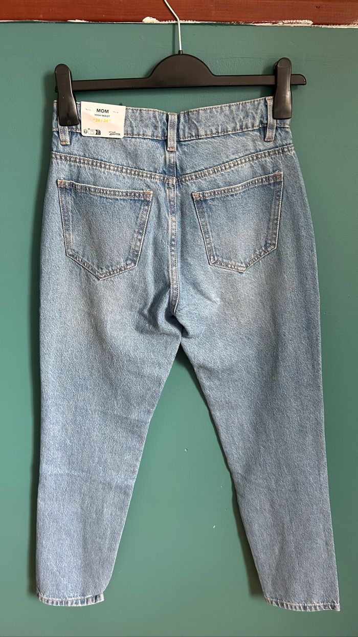 Jeans mom bleu clair - photo numéro 4