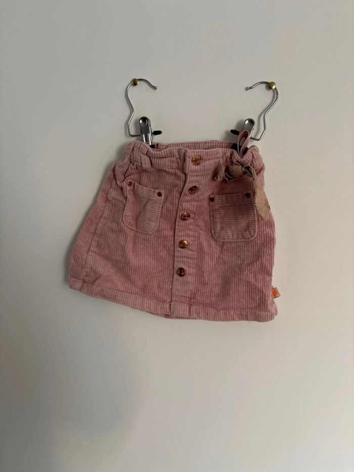 Jupe velours côtelé