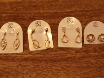 Boucles d'oreilles plaqué or