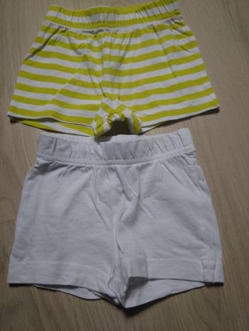 lot de 2 short bébé garçon 6 mois