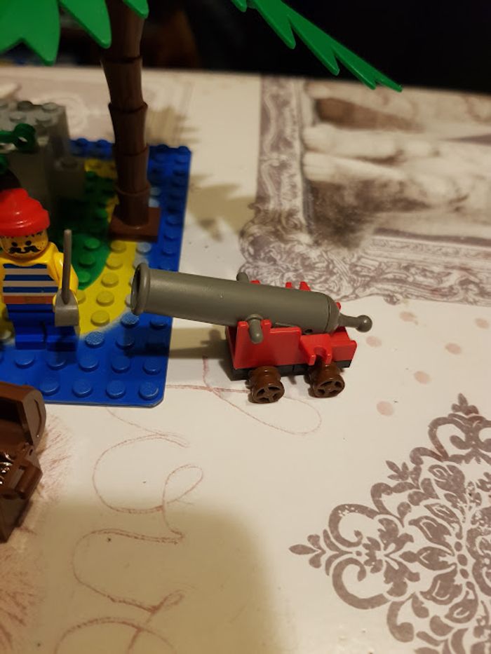 Lot x4 Lego pirate vintage 6260 Shipwreck island 6257 Radeau 6247 Bounty boat 1696 Lookout - photo numéro 7