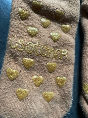 2 paires de chaussettes antidérapantes Isotoner 27/30