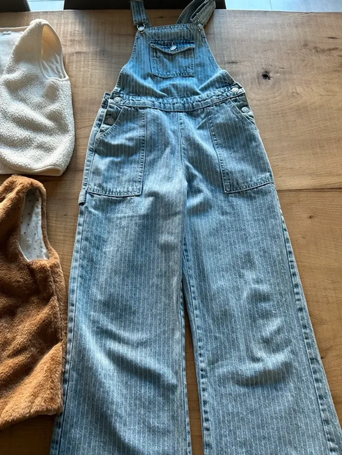 Salopette + gilets sans manche - photo numéro 3