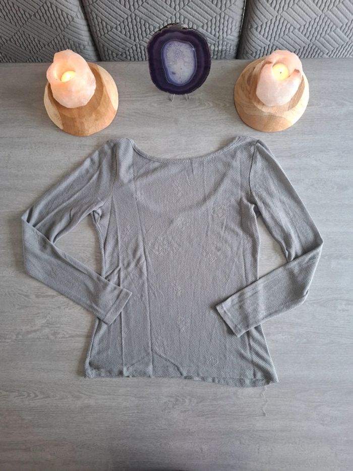 Top T-shirt gris 38 - photo numéro 2