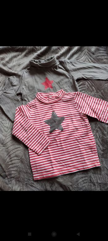 Lot de 2 sous pull 18 mois 86 cm