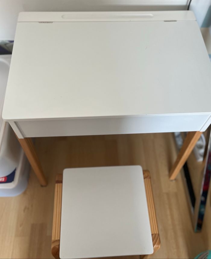 Pupitre écolier + banc - photo numéro 3