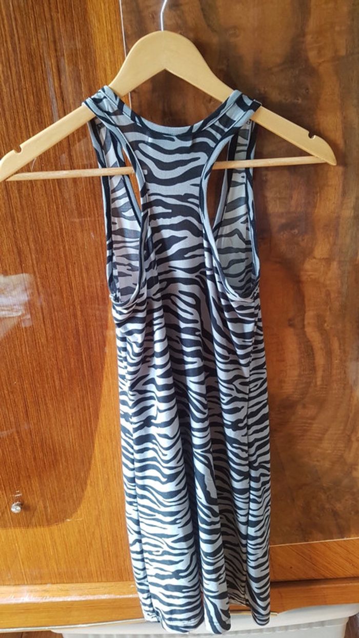 Robe courte motif zèbre - photo numéro 5