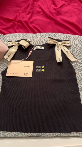 Haut débardeur miu miu