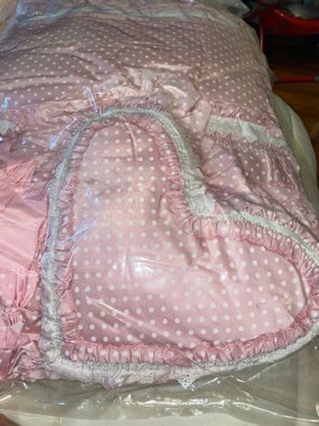 Ensemble Chambre petit pois Couette+Rideau+3 Taies d’oreiller