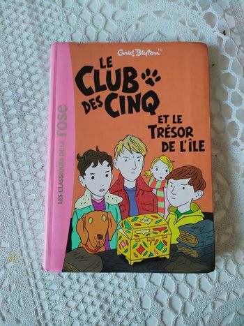 Livre le club des cinq et le trésor de l île