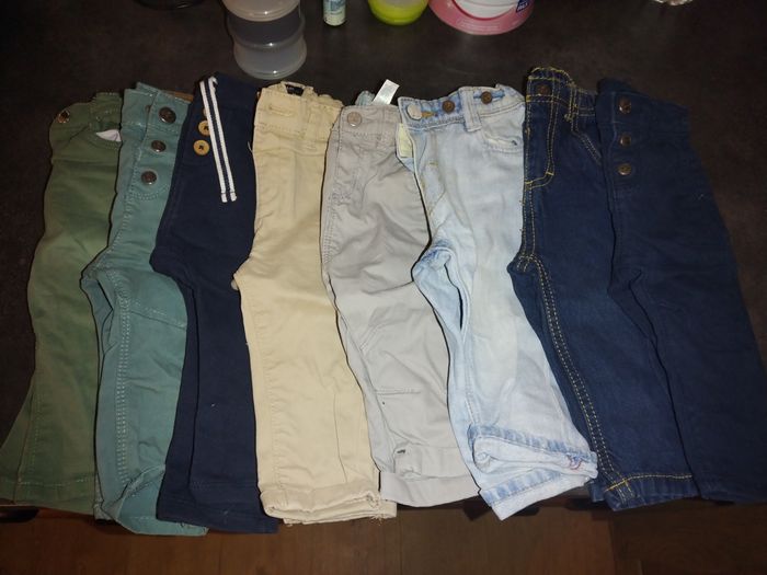 8 pantalons 9mois