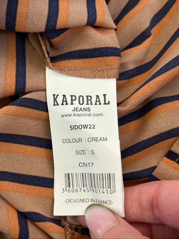 Robe rayée neuve à manches longues Kaporal taille S (valeur 69€) - photo numéro 10
